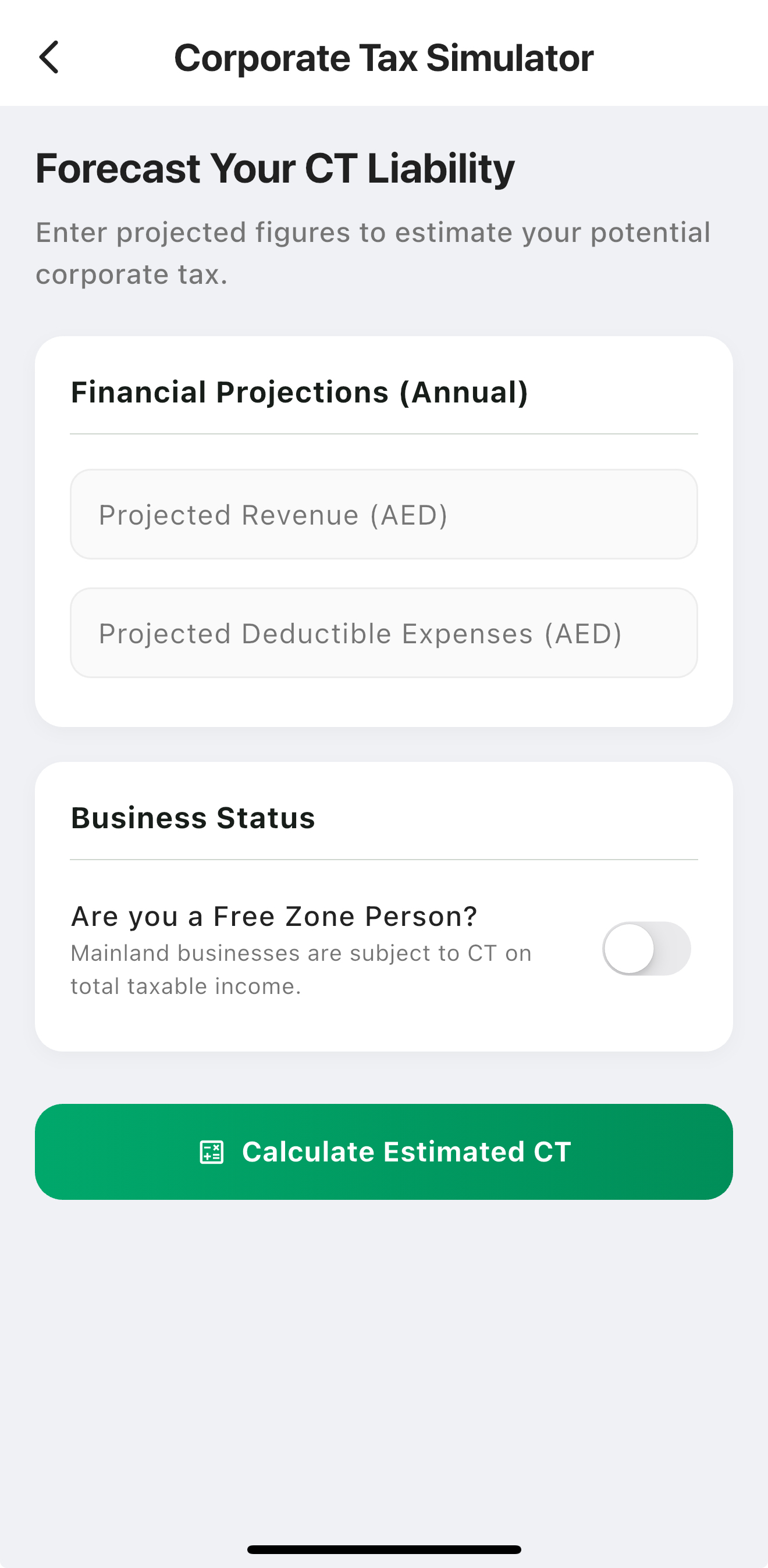 Corporate Tax Simulator